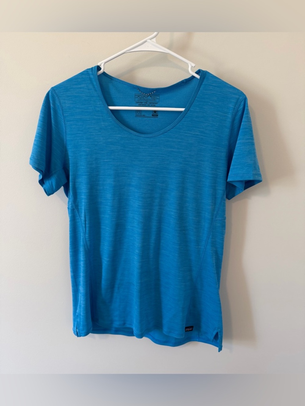 Patagonia Women’s Capilene Cool Lightweight Short Sleeve Shirt Blue Size Medium